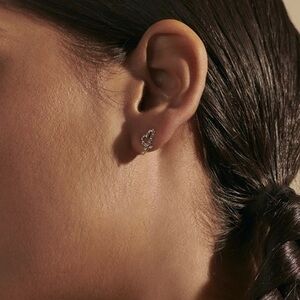 John Hardy Heart Sterling Silver Earrings